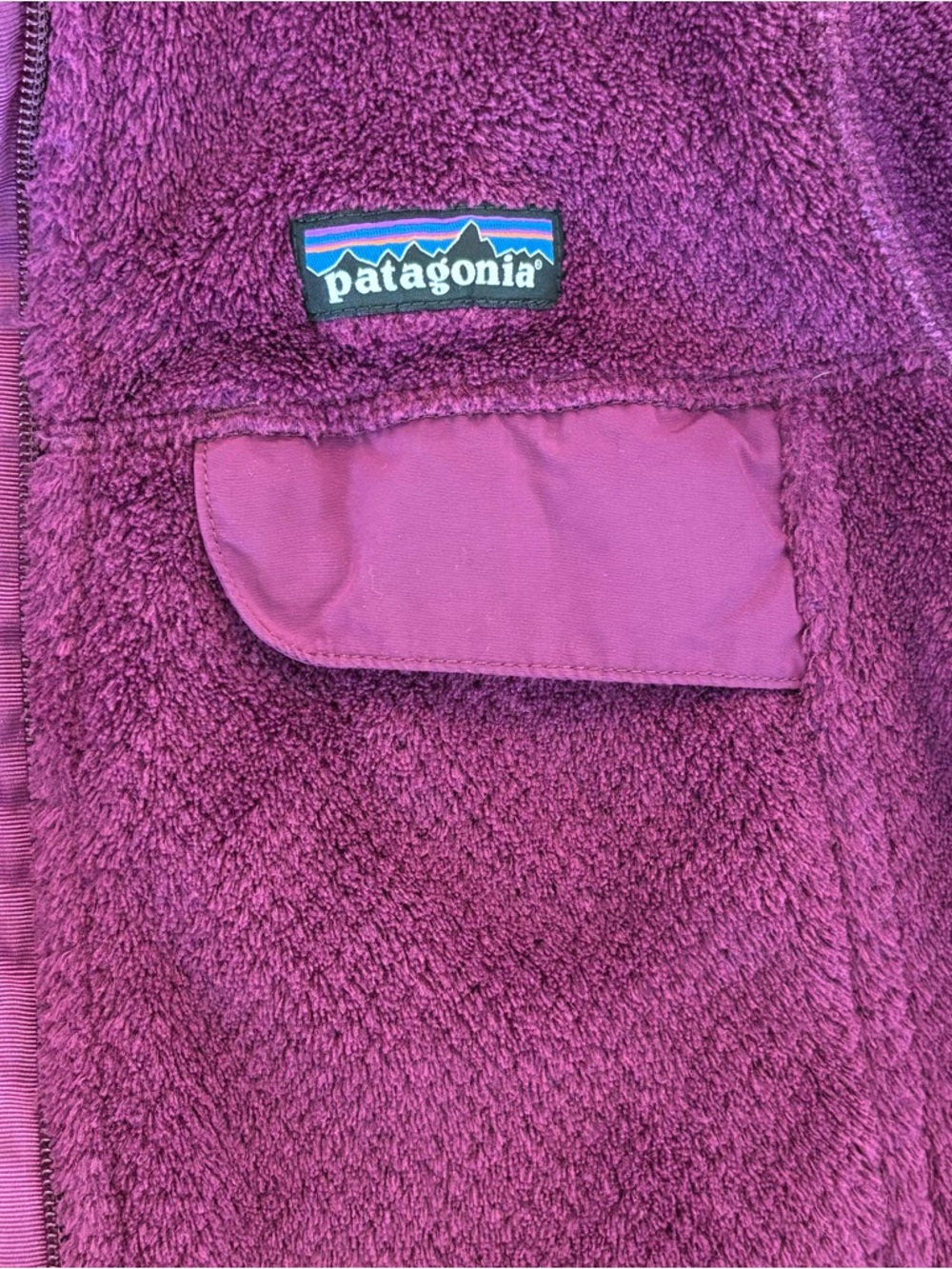 Patagonia Women’s Purple Polartec Fleece Jacket Full Zip - Picture 3 of 6